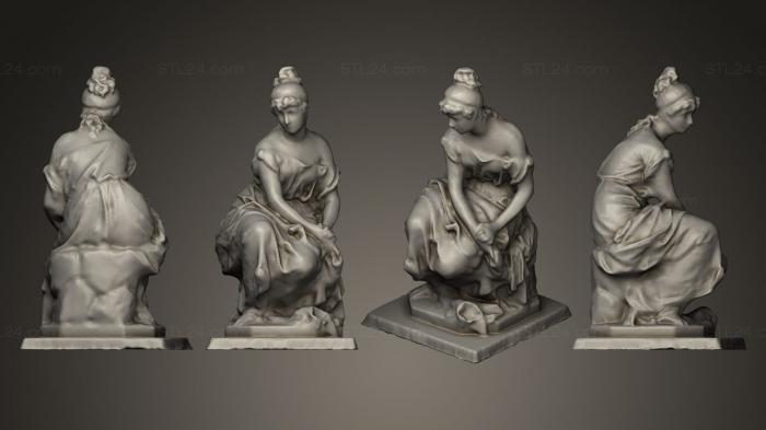 Statues antique and historical (La Clarina, STKA_0881) 3D models for cnc
